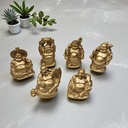 Buda Mini Abundancia Dorado por Unidad 4.5cm