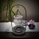 Hornito Caldera Colgante Gris 18cm