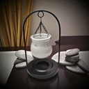 Hornito Caldera Colgante Blanco 18cm