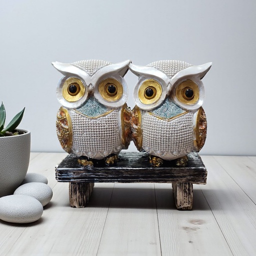 Par de Buhos Colores 13cm