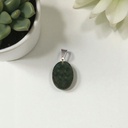 Dije Gema Cuarzo Verde Oval