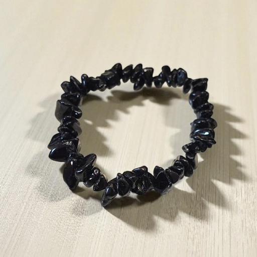 Pulsera Gema Turmalina Elastica Escallas