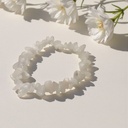 Pulsera Gema Adularia Piedra de la Luna Elastica Escallas