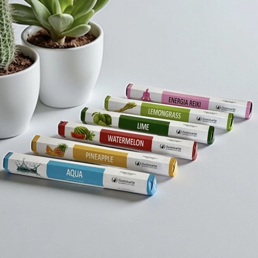 Sahumerio Iluminarte Linea Blanca Piña x15u