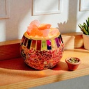 Lampara de Sal Azulejos Espejados