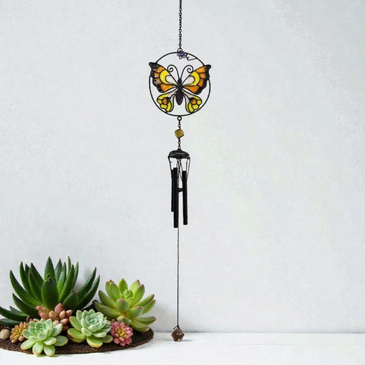 Movil Metal Mariposa en Circulo 70cm